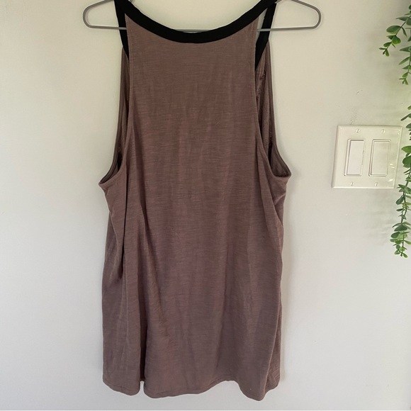 Free People Floral Tie Front Embellished Tank Top Size Large - Picture 5 of 7